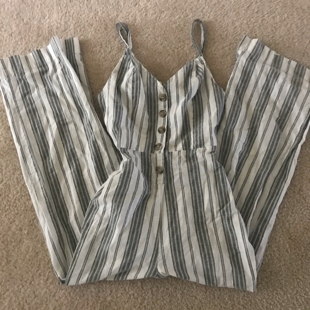Stripped Exposed Back Jumper | M